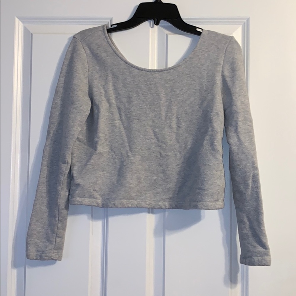 Twisted Back Sweatshirt